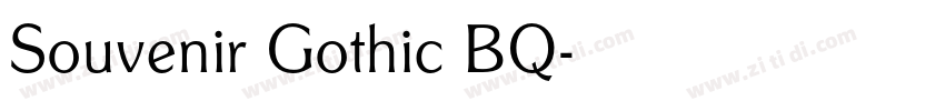 Souvenir Gothic BQ字体转换